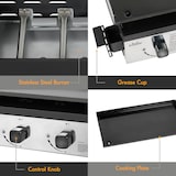 thumbnail of Bighorn Plancha Grill - Gasbarbecue – Tabletop – Draagbaar – 4 Branders