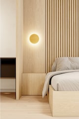 thumbnail of Mac Mini Wall Wood - 6W LED Wandleuchte CCT Switch 2700K/3200K/4000K aus Aluminium, 360 Grad Wandleuchte - Beneito & Faure