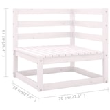 thumbnail of 4-tlg. Garten-Lounge-Set mit Kissen Kiefer Massivholz