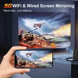 thumbnail of Mini Videoprojecteur 4K Portable Batterie Intégrée 300 Pouces Android WiFi HDMI YONIS