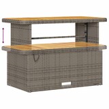 thumbnail of vidaXL Garten-Sofa-Set mit Kissen mit Speicher mit Kissen 14 pcs Grau