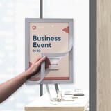 thumbnail of Inforahmen Europel / Selbstklebend Set 2 Stück A4 silber, 196003