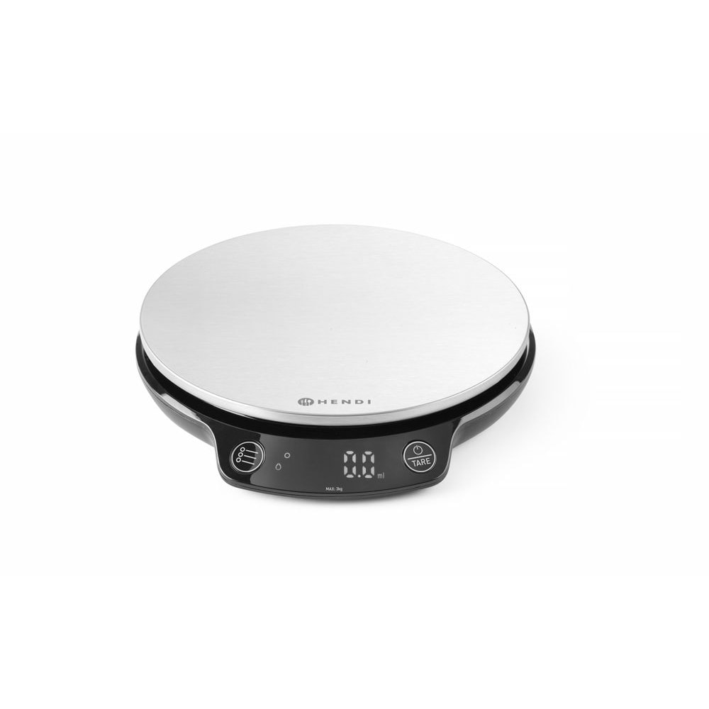 HENDI Küchenwaage 3 kg, 165x180x(H)31mm