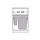 thumbnail of Hailo Wäschesammler 3270831 Laundry Carrier 60 LC Slide SC 80 Liter