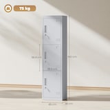 thumbnail of HOMCOM Armadio per Ufficio a 3 Porte Indipendenti in Acciaio Grigio