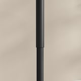 thumbnail of Bartisch höhenverstellbar Schwarz 60x60x94 cm runder Bistrotisch in Marmoroptik mit Gaslift, melaminbeschichtete Tischplatte und Stahlsockel