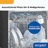 thumbnail of Exquisit Mini-Geschirrspüler, Tischspülmaschine, 55 cm breit, spülmaschine klein, ECO-Modus, GSP5508-030D schwarz