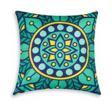 thumbnail of Excelsa Dekoratives Kissen Mandala Mediterraneo Baumwolle 45x16x45 cm Bunt