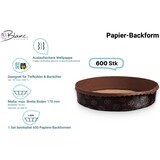 thumbnail of Papier-Backformen APFELKUCHEN, 600 Stück, 170x35mm, 840ml, Backofen geeignet, aluminiumfrei, geschmacksneutral