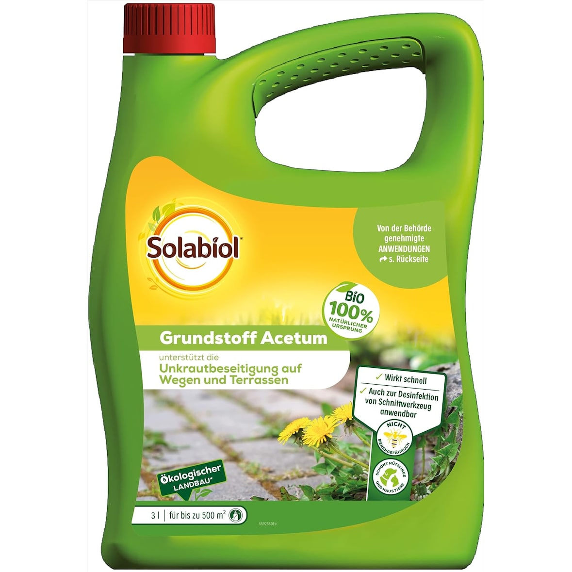 Solabiol Grundstoff Acetum,  3 Liter