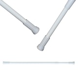 thumbnail of MSV Rod bar per tenda doccia o vasca allungabile senza foratura in Alu 110-200cm Bianco