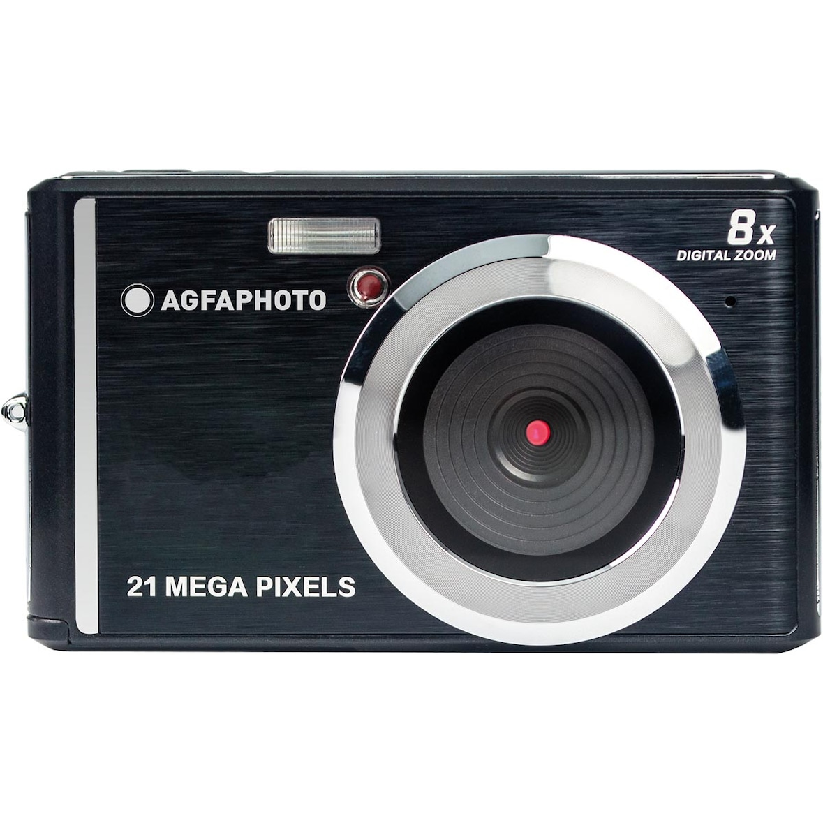 AgfaPhoto DC5200 Digitalkamera 21 Megapixel Schwarz, Silber DC5200-BK