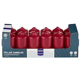 thumbnail of METRO Professional Candela a colonna, 100% paraffina, Ø 48 x 100 mm, durata: 21h (circa), bordeaux, 12 pezzi