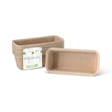 thumbnail of greenbox - Kakaopapier-Backformen 20 x 7 x 6 cm, rechteckig, braun, 25 St.
