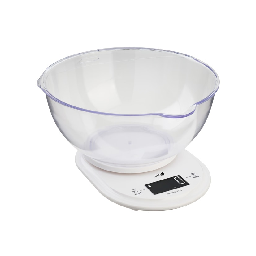 Eva Küchenwaage digital abs weiß 5kg 1g