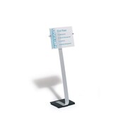 thumbnail of Durable Bodenständer CRYSTAL SIGN A3 si aus Aluminium mit Infotafel