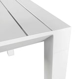 thumbnail of Mesa de jardín extensible 52/260 cm en aluminio blanco