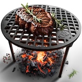 thumbnail of GUSSKÖNIG Grillrost aus Gusseisen mit Beinen D 30cm
