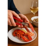 thumbnail of Tesoura Vermelha para Caranguejo e Lagosta – Poderoso Quebra-Mariscos – Vermelha