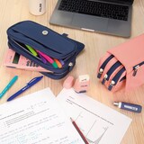 thumbnail of ColePack ECO Milan - Estuche Triple de 3 Cremalleras y Material Escolar Incluido. Azul 1918