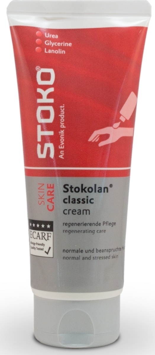 Hautpflegecreme Stokolan classic 100ml Packung mit 12 Stück