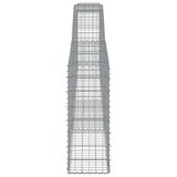 thumbnail of vidaXL Gabionen mit Hochbogen 6 Stk. 400x30x80/100cm Verzinktes Eisen