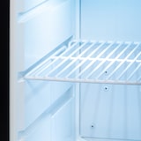 thumbnail of Brooklyn 23 Slim Kühlschrank LED Kunststoff-Einsatz Glastür Schwarz