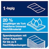 thumbnail of Tork PeakServe  Endlos -Papierhandtücher Weiß H5, Advanced-Qualität, komprimiert, 12 × 270 Tücher, 100589