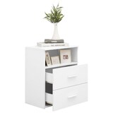 thumbnail of Tables de chevet 2 pcs Blanc 50x32x60 cm