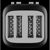 thumbnail of KitchenAid 4-sleuven broodrooster 5KMT4109EBM, roestvrij staal, zwart