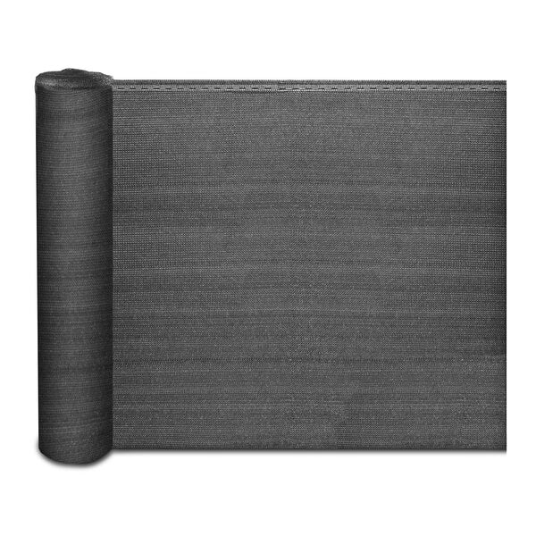 Zaunblende "Marius" - Schattiergewebe 150g/m² mit Befestigungszubehör - Sonnenschutz Sichtschutz Windschutz / 1,5 x 6 m - Anthrazit