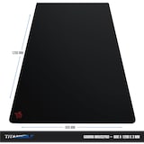 thumbnail of Titanwolf Gaming Mauspad, XXXL Speed Mousepad 1200 x 600 mm, Geschwindigkeit & Präzision, Logo rot