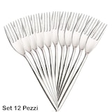 thumbnail of Ensemble de 12 fourchettes de table Olivia en acier inoxydable