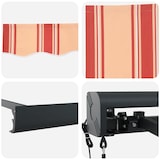 thumbnail of vidaXL Markise Einziehbar Gelb und Weiß 3x2,5 m Stoff und Aluminium