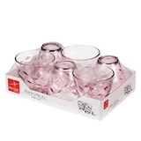 thumbnail of Flora Wasserglas Flieder Cl 26 Bormioli Rocco H 8 Ø Cm 8,5 Packung Da 6