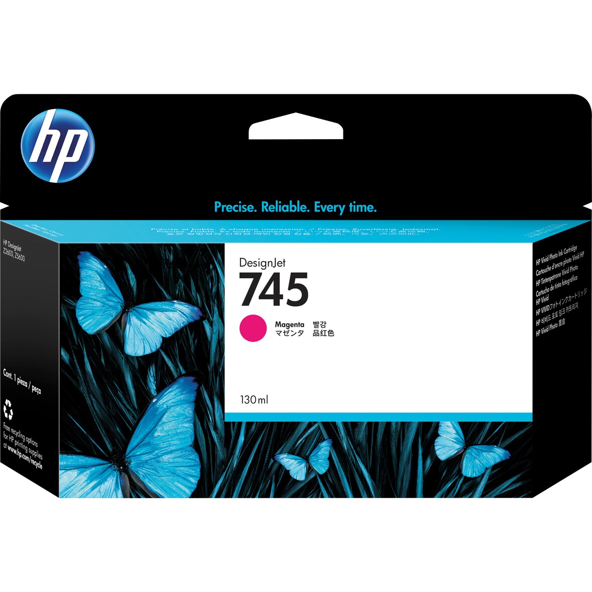 HP Tintenpatrone F9J95A Nr.745 130ml magenta
