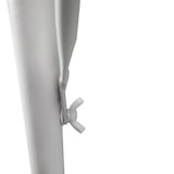 thumbnail of Outsunny Mesa Suspensa para Varanda com Braço e Altura Ajustável em 3 Posições Estrutura de Metal 60x56,5x45 cm Branco