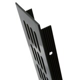 thumbnail of Aluminium Lüftungsgitter 60mm x 200mm Anthrazit RAL 7016 Stegblech Abluft