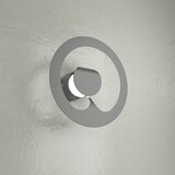 thumbnail of Applique Moderna Tonda Fuel 1 Luce In Metallo Grigio Antracite Gx53