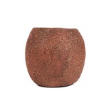 thumbnail of Bazar Bizar Bougeoir en terre cuite 13x13x12 cm rouille