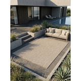 thumbnail of Teppich Balkon Unifarben Pflegeleicht Waschbar Strapazierfähig Terrasse Küche Läufer Beige 80x250 cm OEKO-TEX – ALSTER von Kadima Design