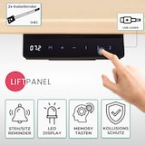 thumbnail of ALBATROS Lift S5B Gestell Schreibtisch Höhenverstellbar Elektrisch mit 2x Motoren, schwarz - Stufenlos Höhenverstellbares Schreibtischgestell