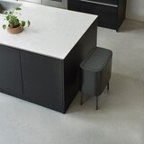 thumbnail of Brabantia 316203 Mülleimer 34 l Rechteckig Stahl Schwarz