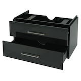 thumbnail of Premium badmeubel HWC-D16, badmeubel wastafel badkamermeubel, hoogglans 90cm ~ zwart