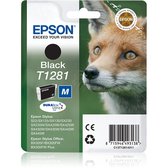 Epson T1281 inkt cartridge zwart bls