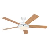 thumbnail of Deckenventilator Titanium Weiß 132 Buche / Kiefer 132