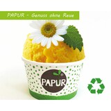 thumbnail of 200x Bio Eisbecher Pappbecher PAPUR 100% ohne Kunststoff 160ml O85 Höhe 43mm