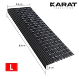 thumbnail of Gummi Stufenmatte "Diamond" - Antirutschmatte für außen / 25 x 65 cm