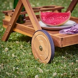 thumbnail of CASARIA® Servierwagen Beistelltisch Garten mit Rollen Holz