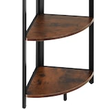 thumbnail of tectake Estantería Castlebar 30 x 30 x 150 cm  Madera Industrial Oscura, Rústica